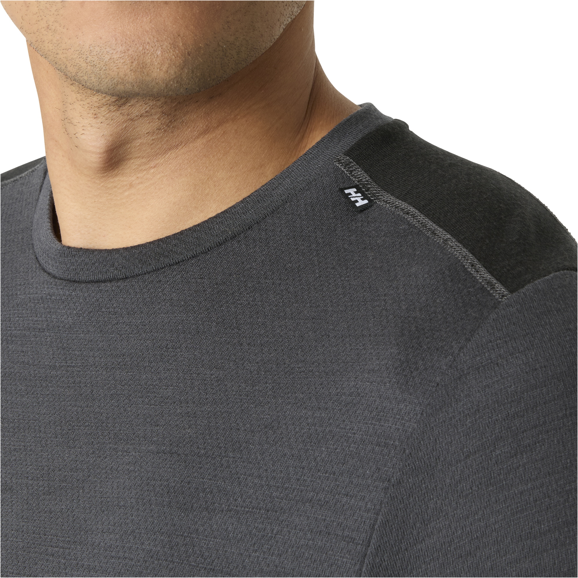2026 Helly Hansen Mens Lifa Merino Midweight Crew 49364 - Thunder Grey